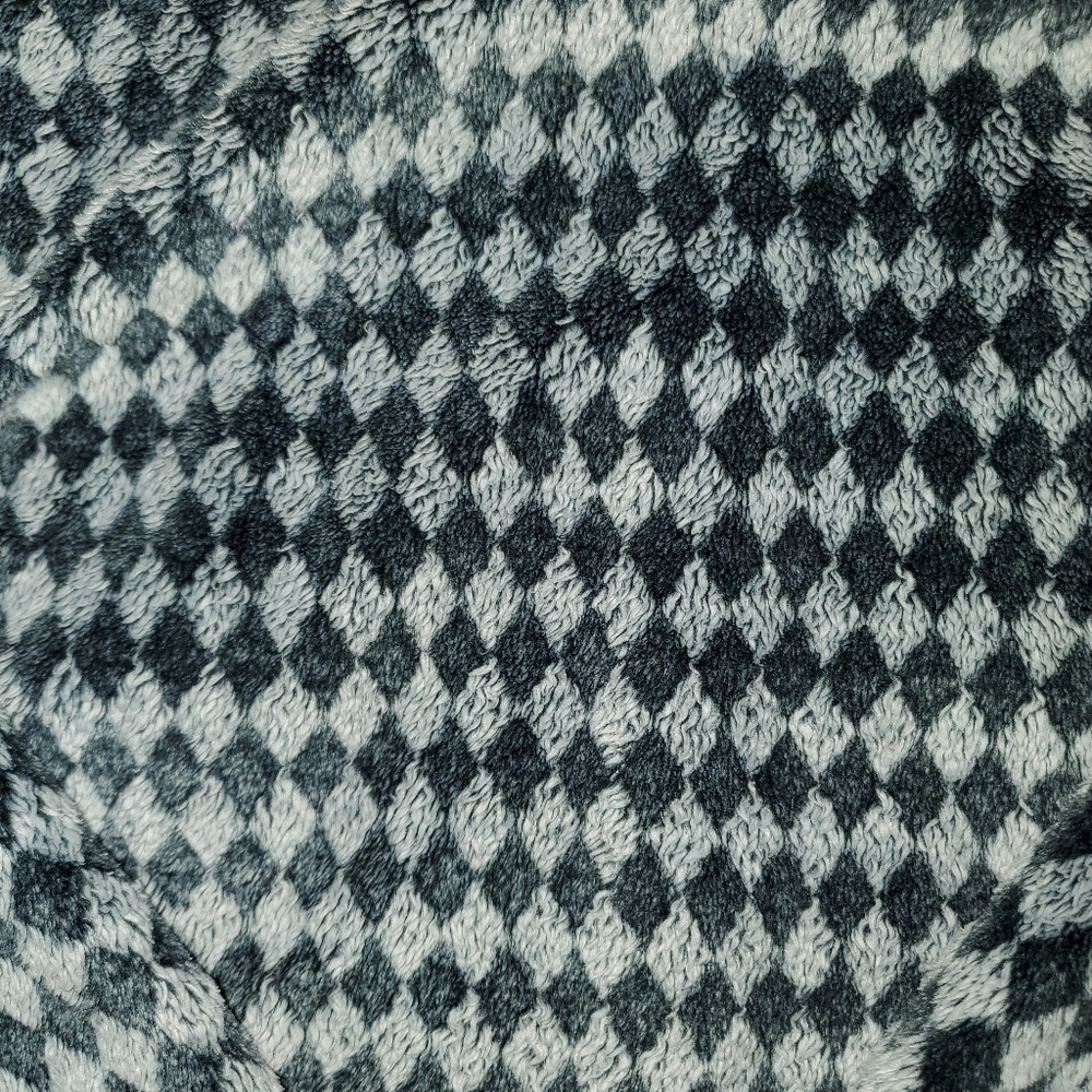 The North Face Girls' Gray Patterned Full Zip Jacket with Hood - Picture 12 of 12